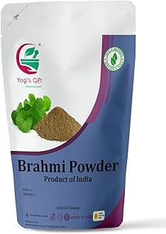 Yogi's Gift® | Brahmi Powder 8 Oz | Natural Hair Growth Booster & Volumizer | Scalp Nourishing Mask | Bacopa Monnieri powder