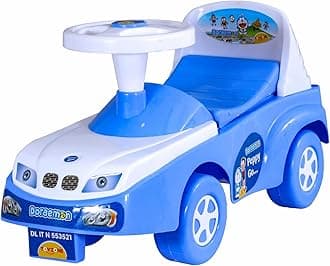 Toyzone Peppy Go Doraemon Ride on-53521 | Baby Car | Kids Car | Toy Car| Push Car| Storage Seat | Swing Car| Ride on Car with Horn