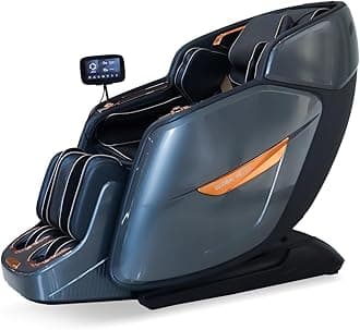 GLOBAL RELAX® | DARUMA 4D Massage Chair | Blue | Voice Control by AI | I Massage Train SL +130 cm I Thermotherapy I Pressure Therapy I Gravity 0 I Zero Space | Touch LCD 6,7’ I Sound 3D I Bluetooth