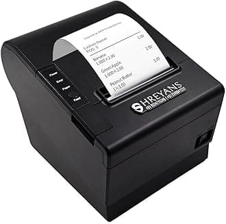 SHREYANS 80mm Thermal Receipt Printer with Auto Cutter (USB+WiFi+LAN)