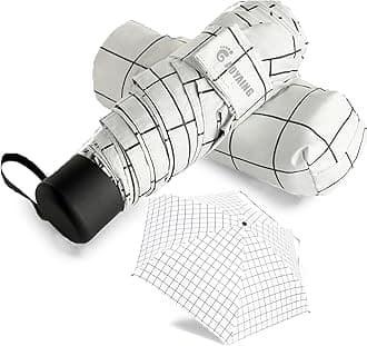 GAOYAING Compact Travel Umbrella with Case Sun&Rain Lightweight Small and Compact Suit for Pocket