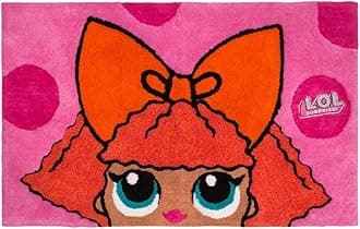 FrancoLOL Surprise! Glitter Queen Kids Room Non Slip Area Rug, 30" in x 48" in, (Official Licensed Product)