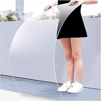 Clear Acrylic Plastic Sheet Polycarbonate Roofing Sheet,Transparent Sunlight Panels,Rainproof PC Endurance Board,Replacement Cladding(2 x 3.3ft)