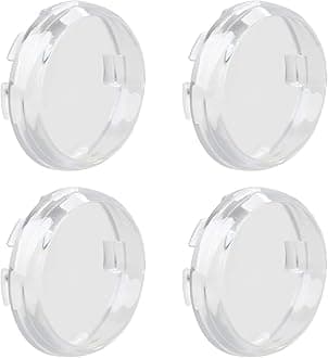 NTHREEAUTO 4PCS Clear Bullet Turn Signals Lens Cover Compatible with Harley Sportster Dyna Road King Street Glide Softail Fatboy