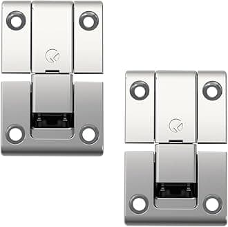 Gedotec Kimana 3D Adjustable Furniture Hinge for Furniture and Flaps, Set of 2