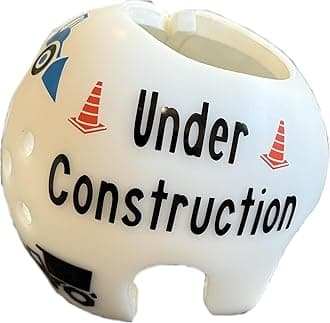 MDBB Under Construction Cranial Baby Helmet Doc Band Decal Stickers