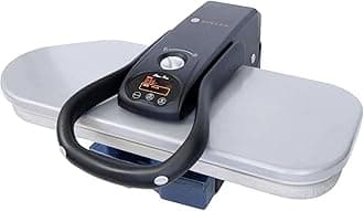 Intelligent Steam Press (1500W) | Professional Steamer with 26" Non-stick Pressing Surface, Digital Controls with 5 Fabric Setting, Auto Shutoff & 800ml Tank Capacity – Silver/Black