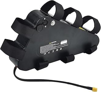 36V 48V 52v Electric Bicycle Triangle Lithinum Ion Battery,Compatible for 100W-1500W with Charger Ebike Batteria Pack(52V25.6Ah)