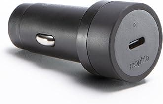 30W USB-C Car Charger - Eco-Friendly Fast Charging for Devices, LED Indicator, Universal AUX Compatibility