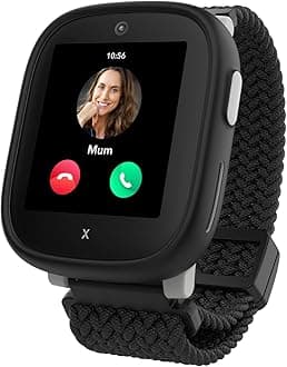 – XPLORA X6 Play - Watch Phone for Children (4G) - Calls, Messages, Kids School Mode, SOS Function, GPS Location, Camera and Pedometer - Including 3 months free subscription (BLACK)