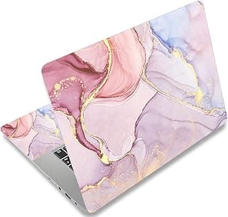 Laptop Skin Sticker Decal 15-15.6 Inches, Universal Reusable Vinyl Sticker for 12.1 13 13.3 14 15.4 Inches Netbook/Notebook PC, Waterproof & Scratch-Resistant (Colorful Marble)