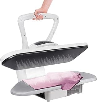 Steam Iron Press, 26Inch Intelligent Digital Steam Press with Touch Screen and 5 Modes, 1600W Steamer for Clothess, Quick Heat in 6 Mins, Ironing Machine for Home & Business Use