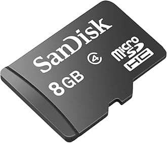Sandisk SDSDQM-008G-B35 micro SD HC - 8GBCard - Black (Pack of1)