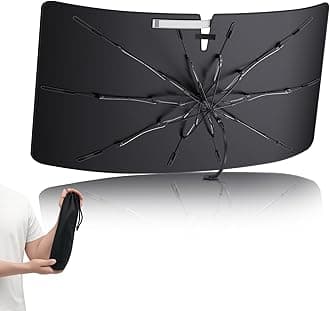 LANTUfor 2024 2025 Trax LS/1RS/LT/2RS/ACTIV Windshield Umbrella Sunshade for Trax Accessories [Easier Foldable] New Update Windshield Sun Shade Umbrella Car Sun Protection