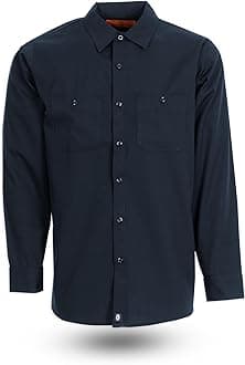 PINNACLE Men's Long Sleeve Industrial Workwear Shirt S10