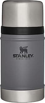 STANLEY Vacuum Insulated Large Food Jar, 18/8 Stainless Steel Food Jar for Cold and Hot Food, Soup Thermos with Leak Proof Lid Doubles as Cup, Wide Mouth Food Thermos