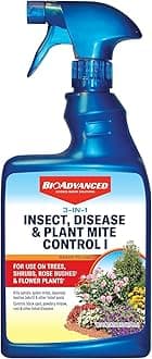 BioAdvanced 3-in-1 Insect, Disease, and Plant Mite Control Spray - Insecticide, Fungicide & Miticide - Ready-to-Use - Prevents Pests and Diseases - Up to 14 Days Protection - 24 fl oz Bottle