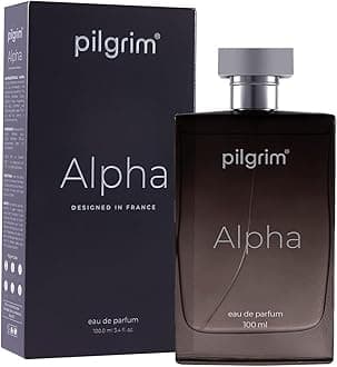 Pilgrim Men Alpha Perfume (Eau De Parfum) With Spicy Cinnamon, Green Apple & Musk | Long Lasting Perfume | Premium Spray Perfume That Lets Machismo Come Alive | Designed In France | 100 Ml