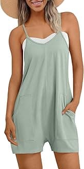 AUTOMET Womens Rompers Jumpsuits Summer Vacation Beach Outfits 2026 Shorts Overalls Jumpers Casual Soft Cruise Cute Clothes