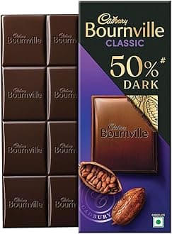 Bournville Classic 50% Dark Chocolate Bar, 75g