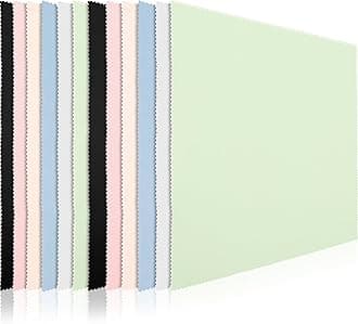 Frienda 12 Pack Large Microfiber Glass Cleaning Cloths 12 x 12 Inch Oversized Eyeglass Sunglasses Cleaning Cloths for Electronics Glasses Screens and Lenses(6 Colors)