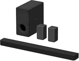 Sony BRAVIA Theater Bar 8 Sound Bar, SA-SW3 200W Wireless Subwoofer, and SA-RS3S Wireless Rear Speakers