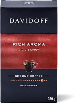 Rich Aroma Ground Coffee - 10/12 Intensity - 250 g