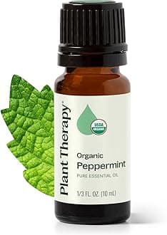 Plant Therapy Organic Essential Oil, Peppermint, 0. 33 Ounce