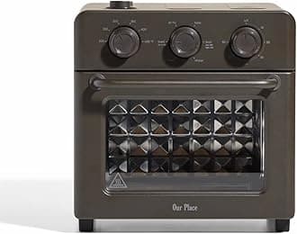 Our Place Wonder Oven | 6-in-1 Air Fryer & Toaster Oven with Steam Infusion | Compact, Countertop Friendly, Fast Preheat, Multifunctional | Air Fry, Toast, Roast, Bake, Reheat & Broil | Char