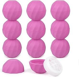 longway 0.24Oz (7ml) Empty Lip Balm Sphere Containers | Screw Cap Lipstick Tubes/Chapstick Tubes/Chapstick Holder for Lip Gloss & BPA FREE (Peach)