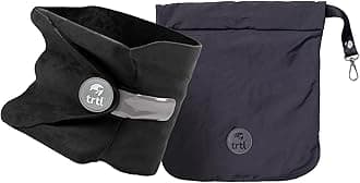 trtl Pillow - Scientifically Proven Super Soft Neck Support Travel Pillow - Machine Washable - Black