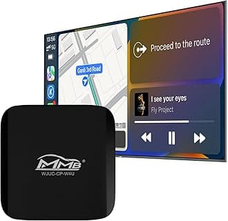 MMB CarPlay Wireless Adapter, 2023 Upgrade Wireless CarPlay Adapter Dongle, Converts Factory Wired CarPlay into Wireless Plug and Game, with CarPlay Cars and iOS 10+
