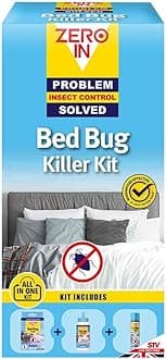 Zero In All-In-One Bed Bug Killer Kit Complete Control of Bed Bugs In Any Room Area With Value-For-Money Kit Containing. Kills Bed Bugs, Eggs & Larvae