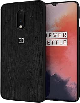 Riggear Sleek OnePlus 7 Back Cover Case (TPU+PC | Burnt Charcoal)