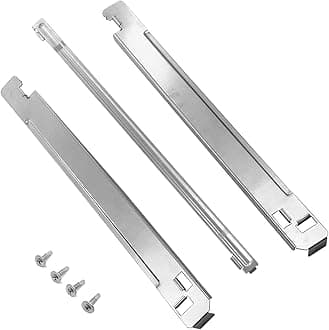 Mekar 27 Inch Laundry Stacking Kit Chrome Steel Fit for LG 27-in washers and dryers Replacement Parts (27 Inch)