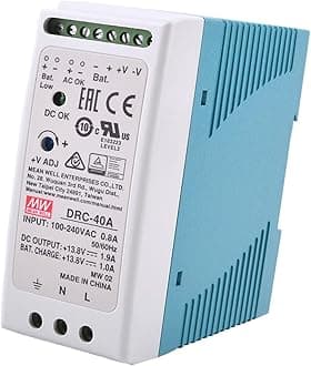 DIN Type Security Power Supply 40.2W DRC-40A Meanwell AC-DC SMPS DRC-40 Series MEAN WELL Switching Power Supply