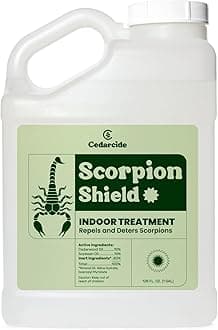 Cedarcide Scorpion Shield (Gallon) Indoor Cedar Oil Pest Control Spray - Kills & Repels Scorpions and Other Pests Guaranteed - Pet Safe