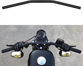 1" Motorcycle Handlebar for Sportster Cruiser XL 8831200 - PSLER 25mm Motorcycle Drag Bar for Cafe Racer Custom Chopper Softail Dyna Street Bob