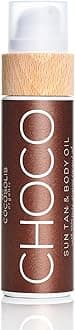 CHOCO Suntan & Body Oil - Organic Tanning Oil - Deep Chocolate Tan - Tanning Lotion Accelerator for Indoor and Outdoor Tanning Beds (3.71)