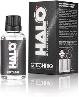 Gtechniq HALO Ceramic Coating for Cars, Protect PPF and Vinyl, High Shine, Easy to Apply - 30ml with Nitrile Gloves and Applicator (Sufficient for 1 Small-Med Car)