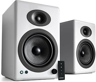 Audioengine A5 Home Theater Amplified Bookshelf Speakers - Premium Studio Monitor 150W