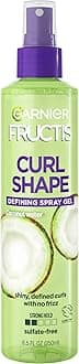Garnier Fructis Style Curl Shape Defining Spray Gel, Curly Hair, 8.5 Fl Oz
