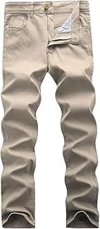 WULFUL Men's Slim Fit Skinny Stretch Comfy Jeans Denim Pants