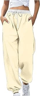 Womens Casual Athletic Cotton Long Sweatpants,Teen Girl Solid Color Cute Hiking Long Pants,Fall Trendy Clothes