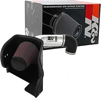 K&N Cold Air Intake System: High-Flow Air Filter, Increase Performance & Towing: Compatible with 2009-2023 RAM/DODGE 1500 Classic, 1500, 2500, 3500, 77-1561KP