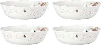 Lenox Butterfly Meadow Soup Bowls, Set of 4, 4 Count, Multi