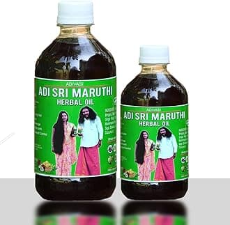 Adivasi Adi Sri Maruthi Hair Oil For Regrowth And Long Hair Oil 700ML (Pure Natural Hair Oil) (Buy 1 Get 1 Free)