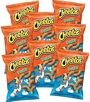 CHEETOS® Puffs Cheese Flavored Snacks, 1.375 ounce bags (pack of 8)