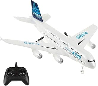 Remote Control Airplane - Plane Ready to Fly, 2.4Ghz 2 Channel Aircraft Built in 3-Axis Gyroscope, Durable EPP Styrofoam Remote Control Plane for Kids Boys Girls Beginner
