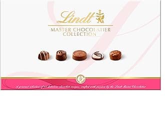 Master Chocolatier Collection – 320g Large Gift Box – Chocolate Assortment – Milk, Dark & White Pralines
